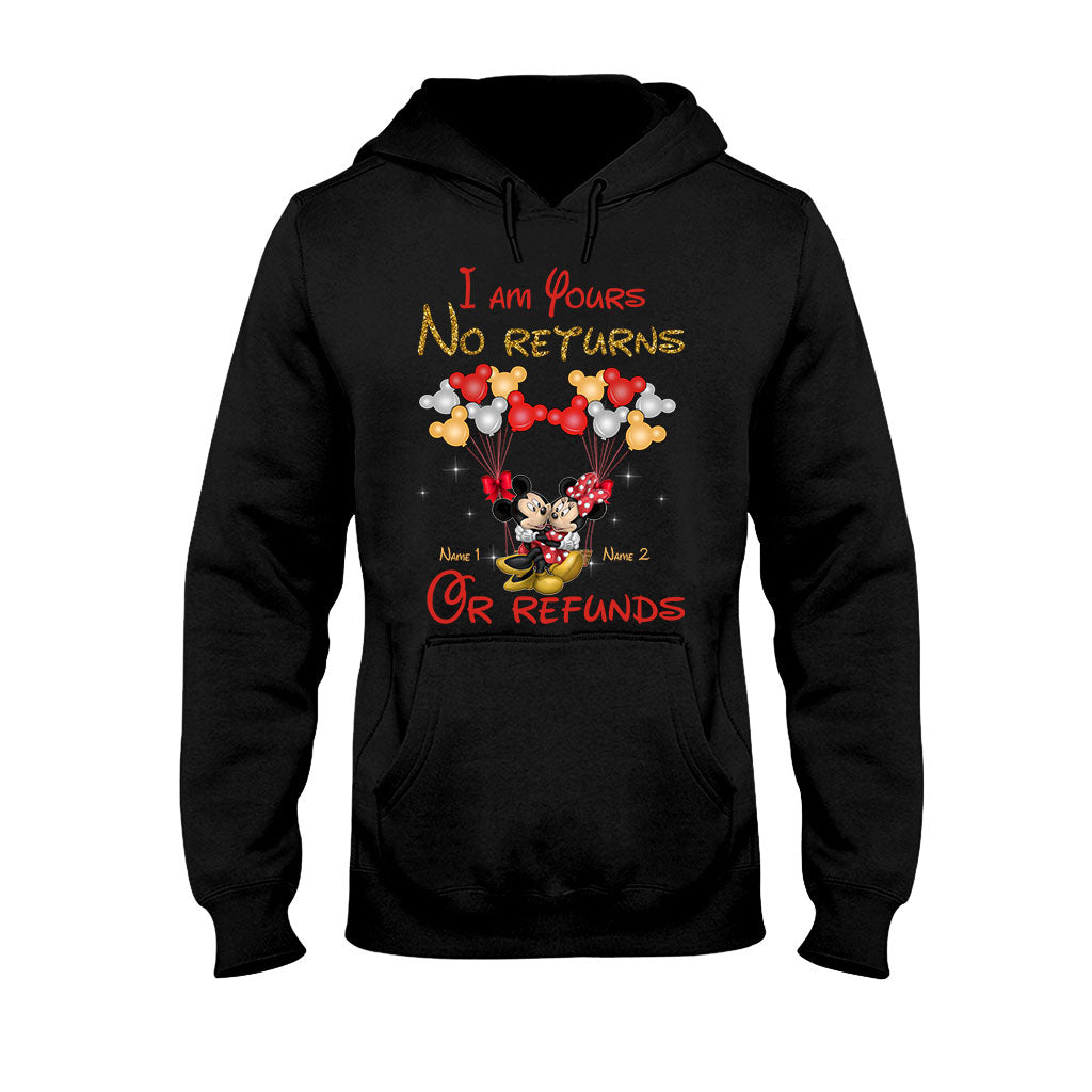 Personalized Couple T-Shirt & Hoodie with Custom Names Gift T-shirt & Hoodie GradoCreations