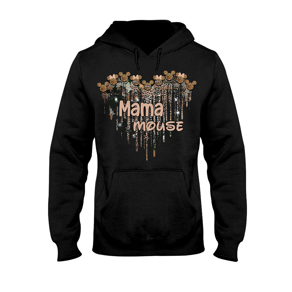 Personalized Mama Mouse T-Shirt & Hoodie Gift for Mom T-shirt & Hoodie GradoCreations