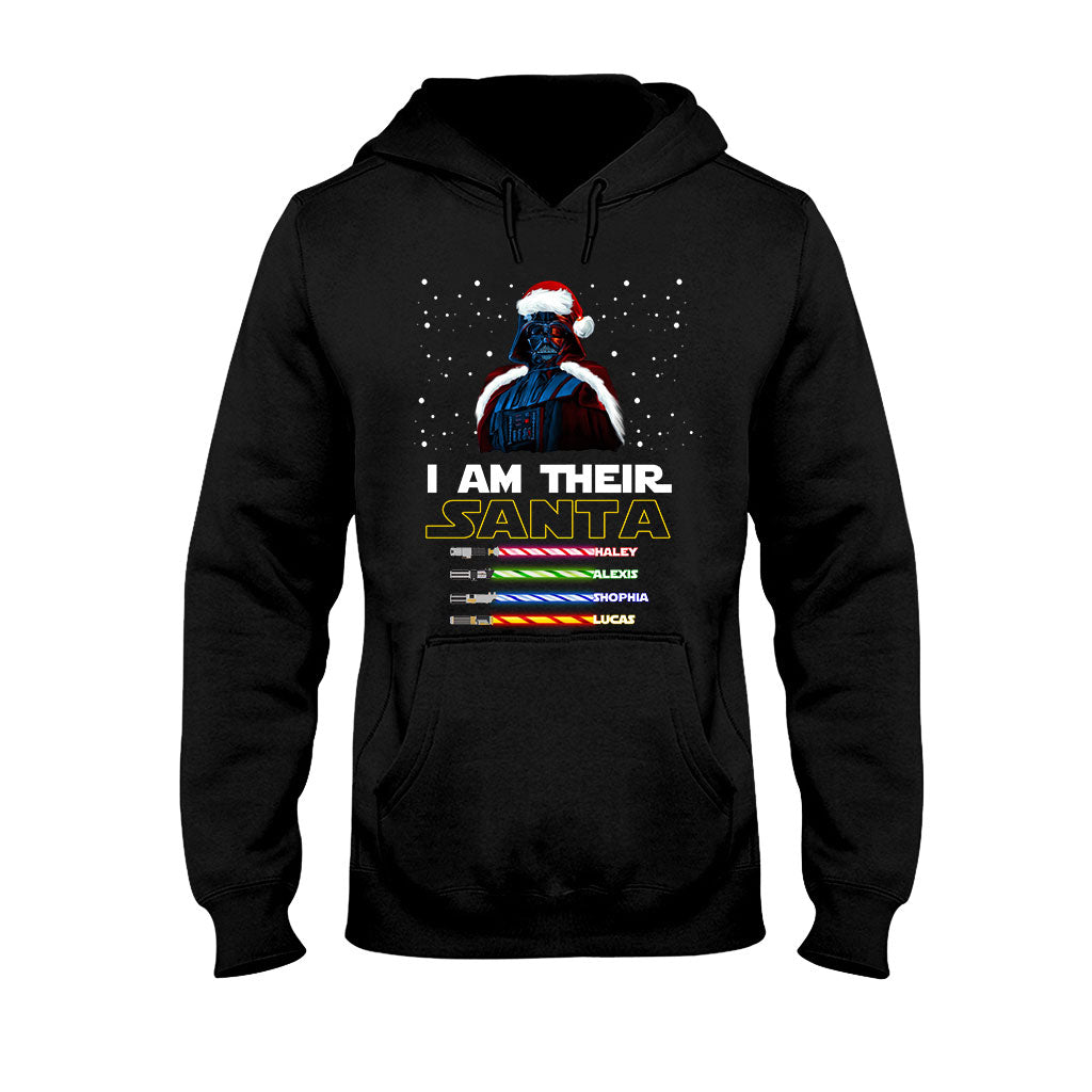 Personalized Christmas T-Shirt & Hoodie Gift for Dad - I Am Their Santa T-shirt & Hoodie GradoCreations