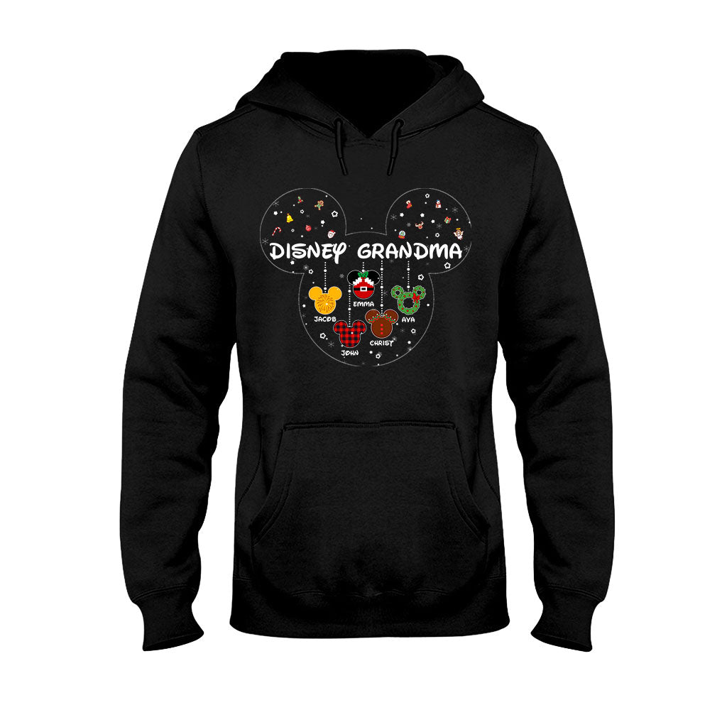 Personalized Christmas T-shirt and Hoodie for Grandma T-shirt & Hoodie GradoCreations
