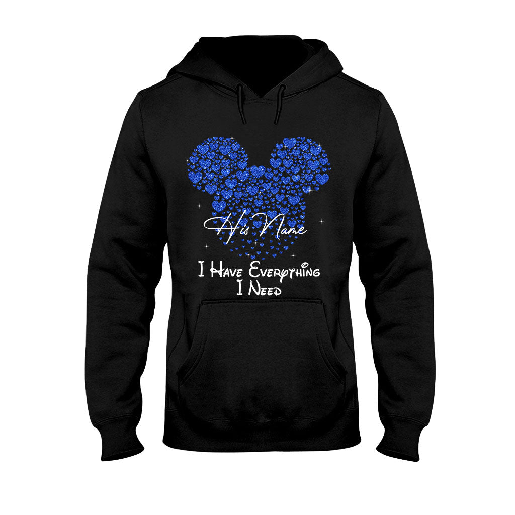 Personalized Mouse T-shirt & Hoodie Custom Name Gift for Couples T-shirt & Hoodie GradoCreations