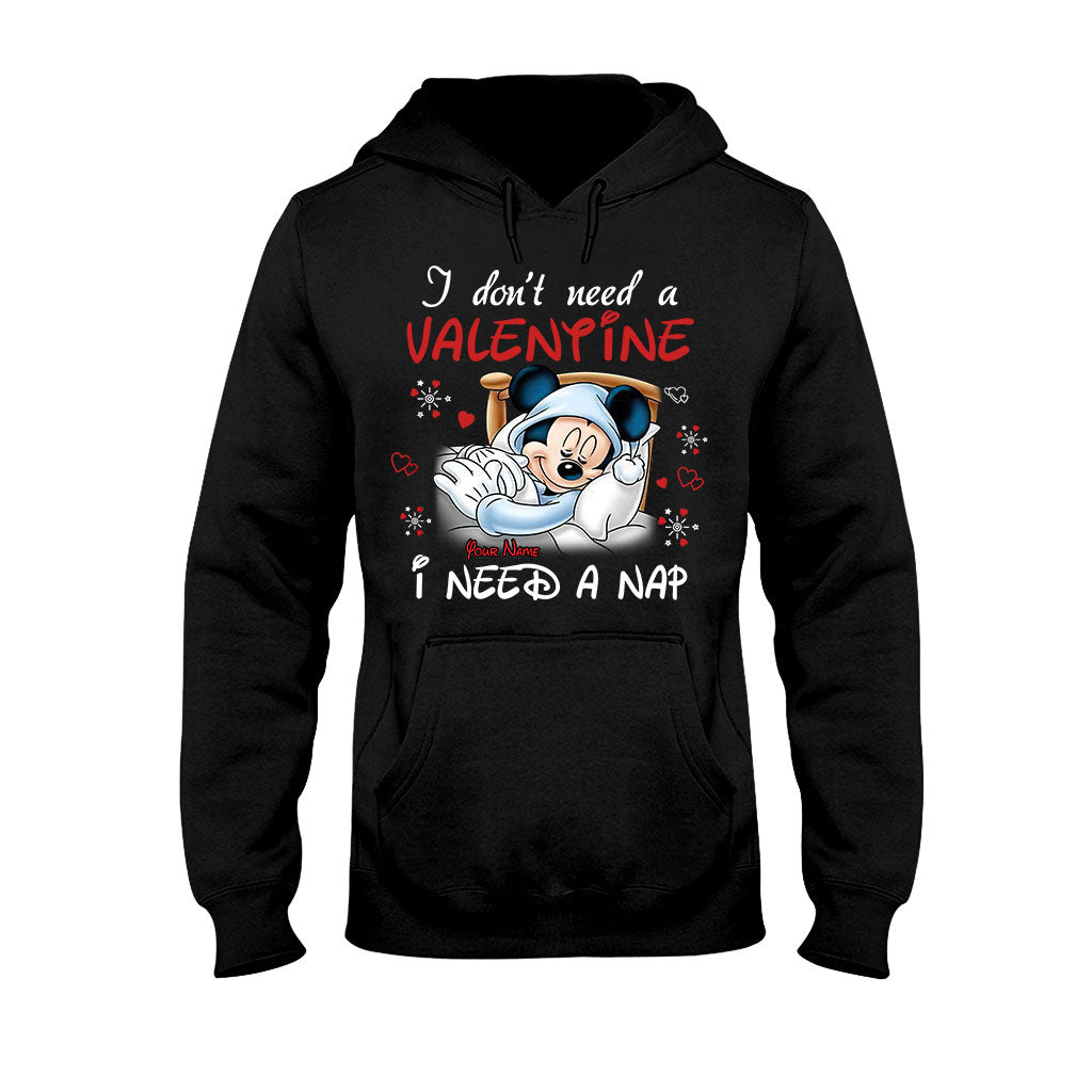 Personalized Valentine T-shirt with Mickey Mouse Design for Her T-shirt & Hoodie GradoCreations
