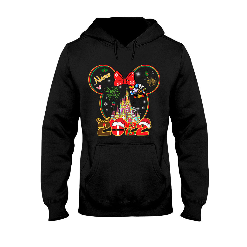 Personalized Christmas Mouse T-shirt & Hoodie for Kids - Custom Name Gift T-shirt & Hoodie GradoCreations