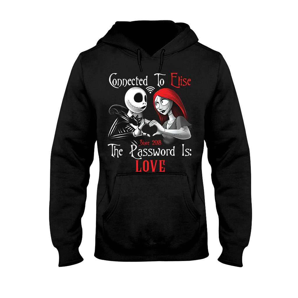 Personalized Couple T-Shirt & Hoodie with Custom Name Gift T-shirt & Hoodie GradoCreations