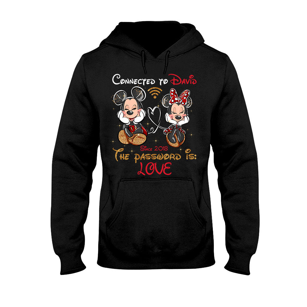 Personalized Couple T-shirt and Hoodie with Custom Names & Year T-shirt & Hoodie GradoCreations