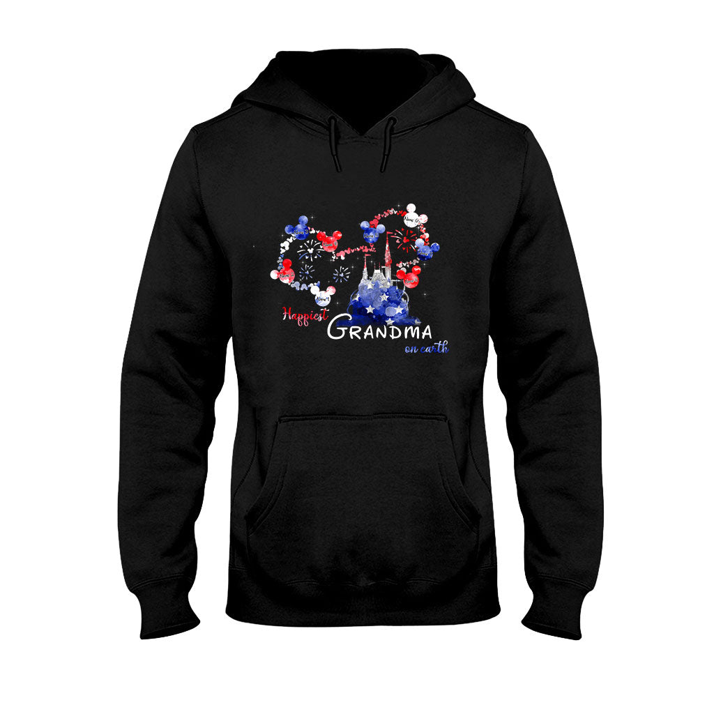Personalized Happiest Grandma Independence Day T-shirt & Hoodie Gift T-shirt & Hoodie GradoCreations