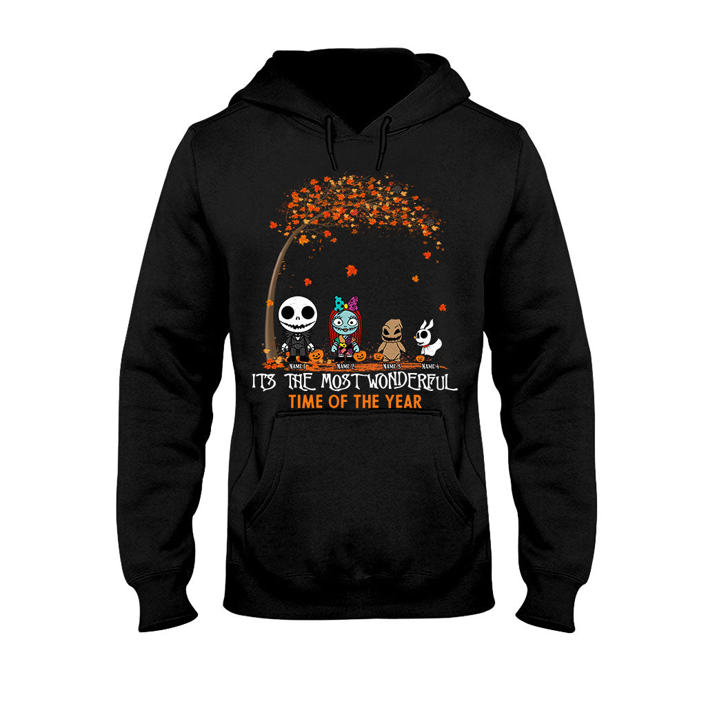 Personalized Halloween T-shirt & Hoodie with Custom Names for Family T-shirt & Hoodie GradoCreations