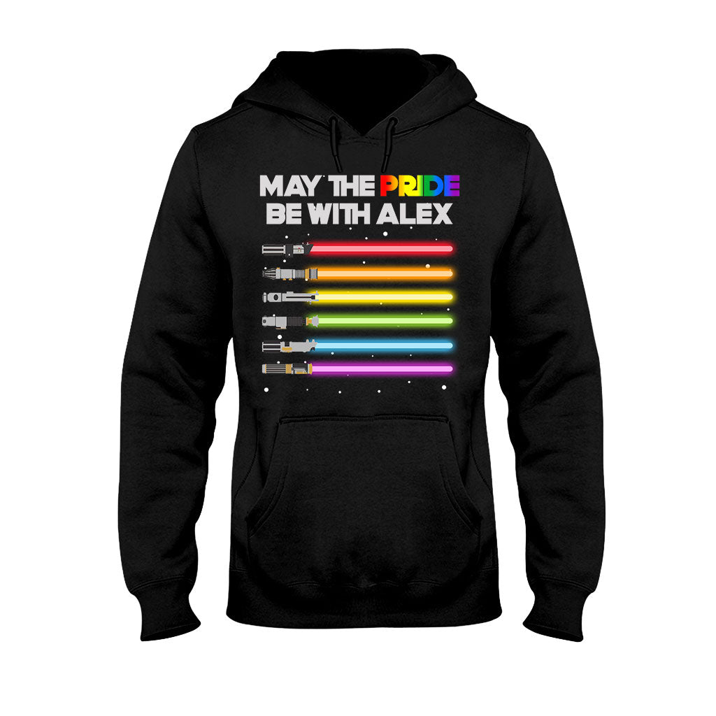 Personalized LGBT Pride T-shirt & Hoodie with Custom Name T-shirt & Hoodie GradoCreations