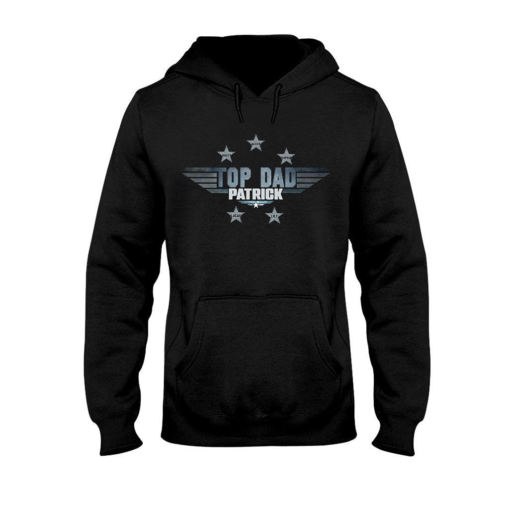 Personalized Top Dad T-shirt & Hoodie Gift with Custom Name T-shirt & Hoodie GradoCreations