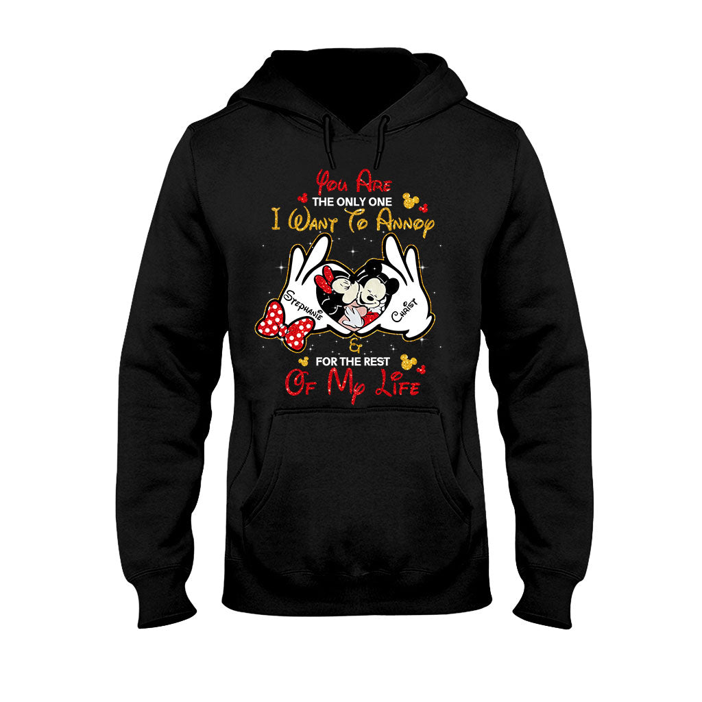 Personalized Couple T-shirt & Hoodie Custom Name Gift T-shirt & Hoodie GradoCreations