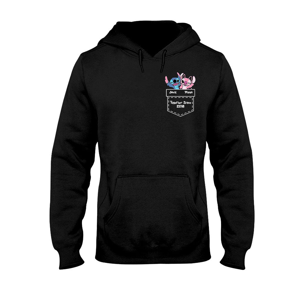 Personalized Ohana T-Shirt & Hoodie Custom Name Gift for Couples T-shirt & Hoodie GradoCreations
