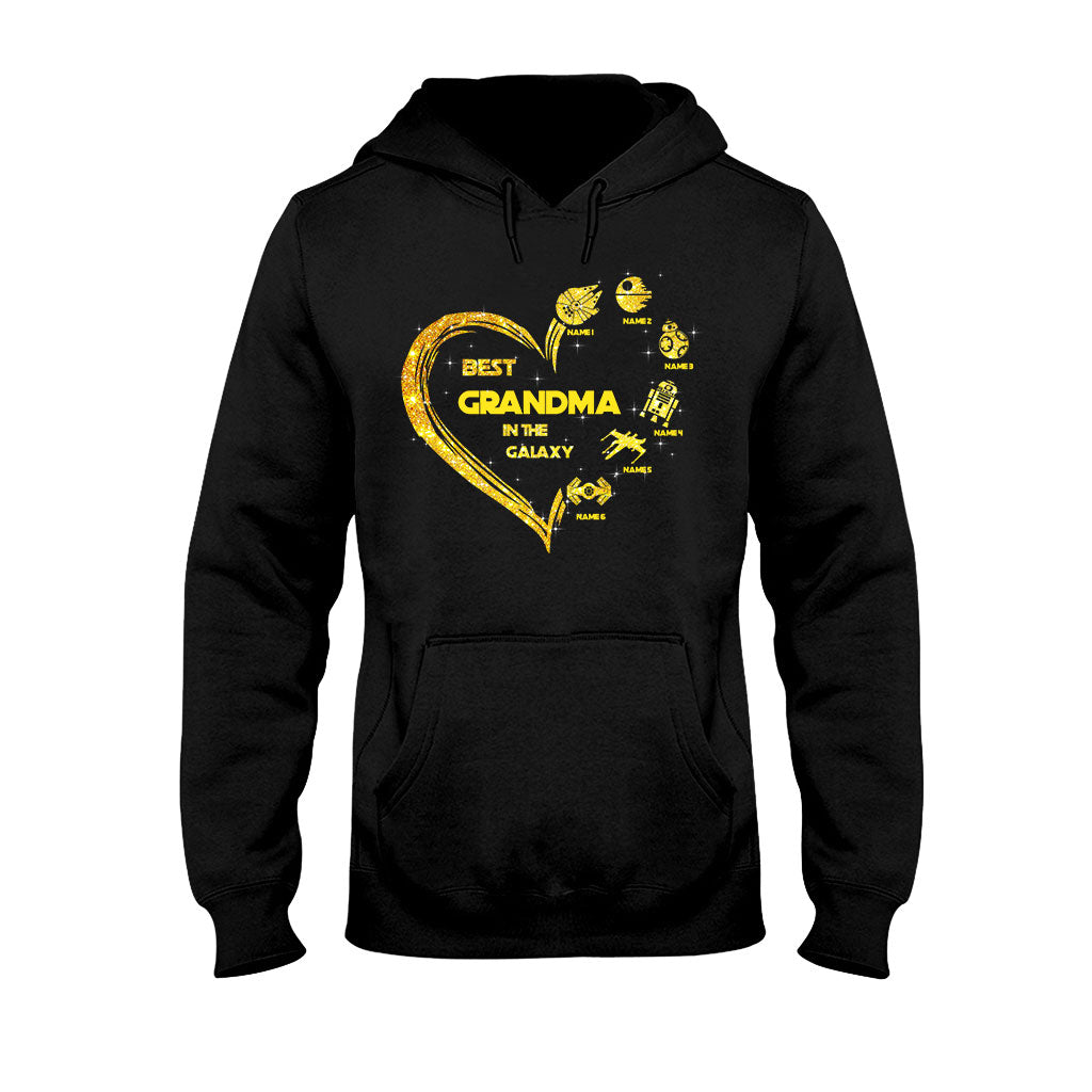 Personalized Best Grandma in the Galaxy T-shirt & Hoodie Gift for Mother's Day T-shirt & Hoodie GradoCreations