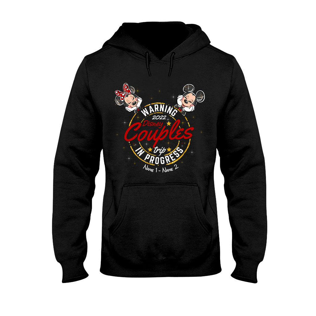 Personalized Disney Couples Trip T-shirt & Hoodie with Names T-shirt & Hoodie GradoCreations