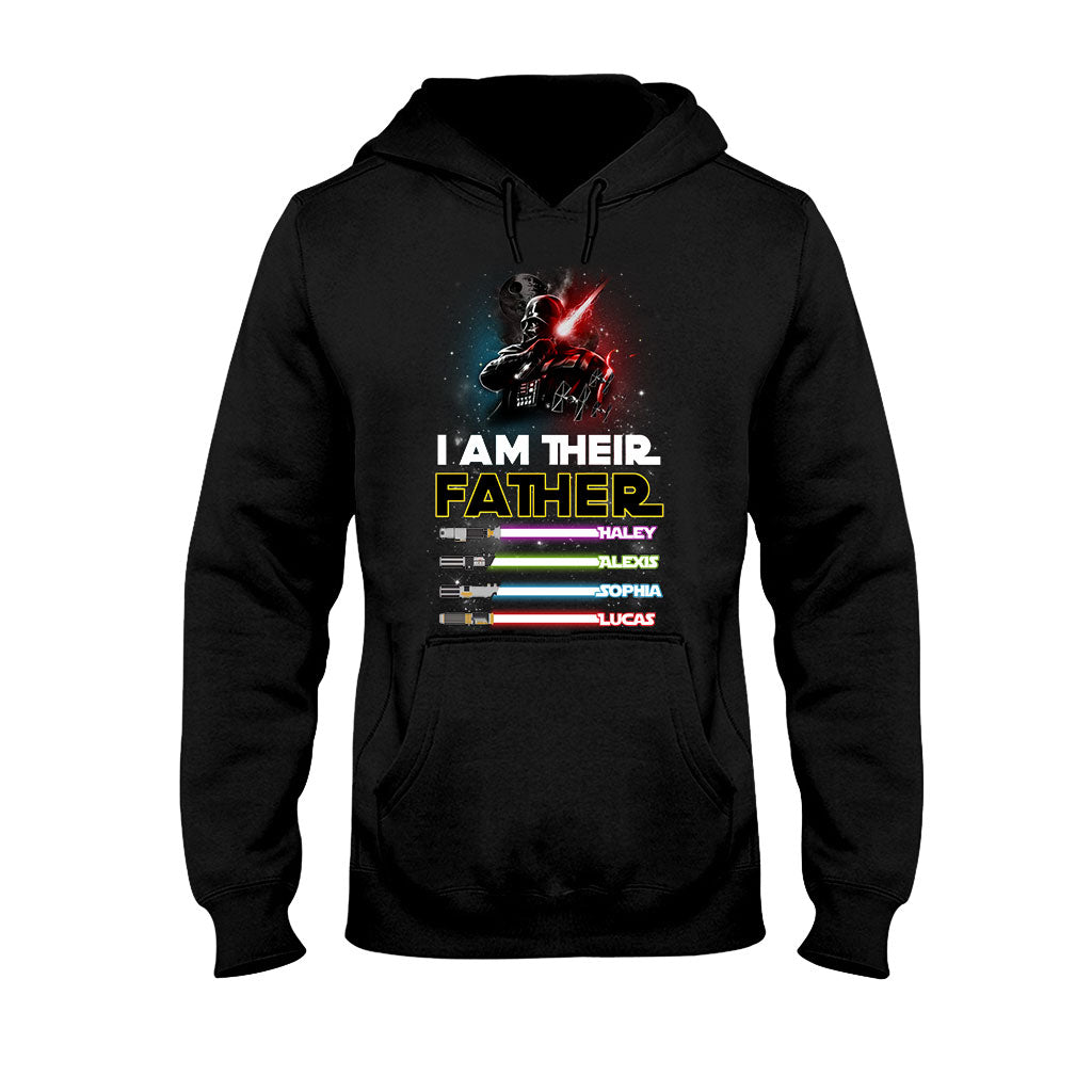 Personalized Father T-shirt & Hoodie with Custom Names | Father's Day Gift T-shirt & Hoodie GradoCreations
