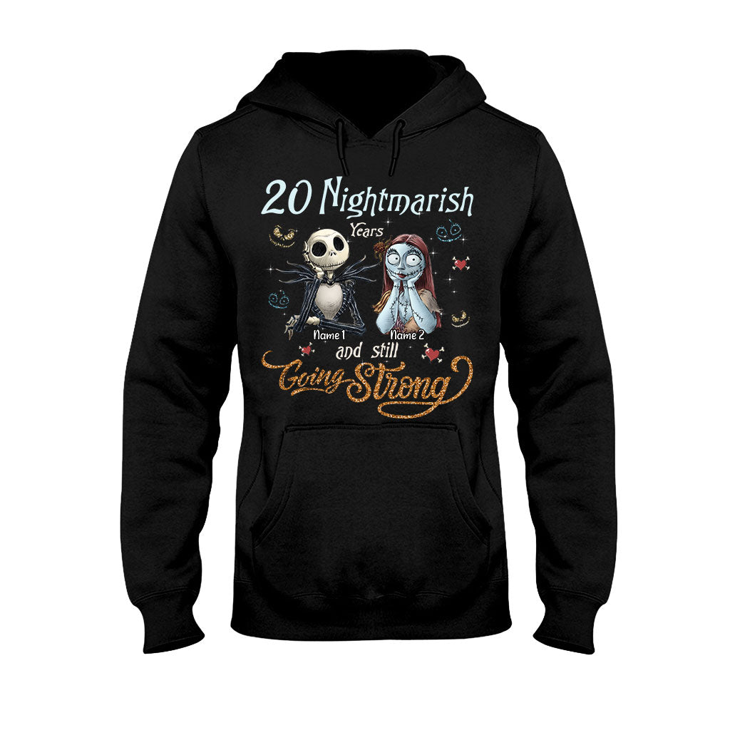 Personalized Couple T-Shirt & Hoodie Nightmare Gift for Anniversary T-shirt & Hoodie GradoCreations