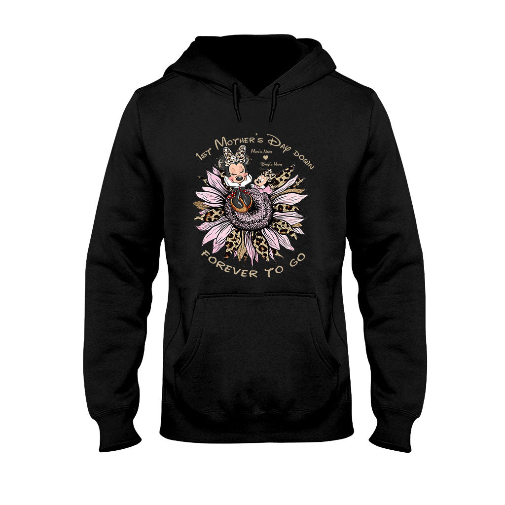 Personalized 1st Mother's Day T-Shirt & Hoodie with Names T-shirt & Hoodie GradoCreations