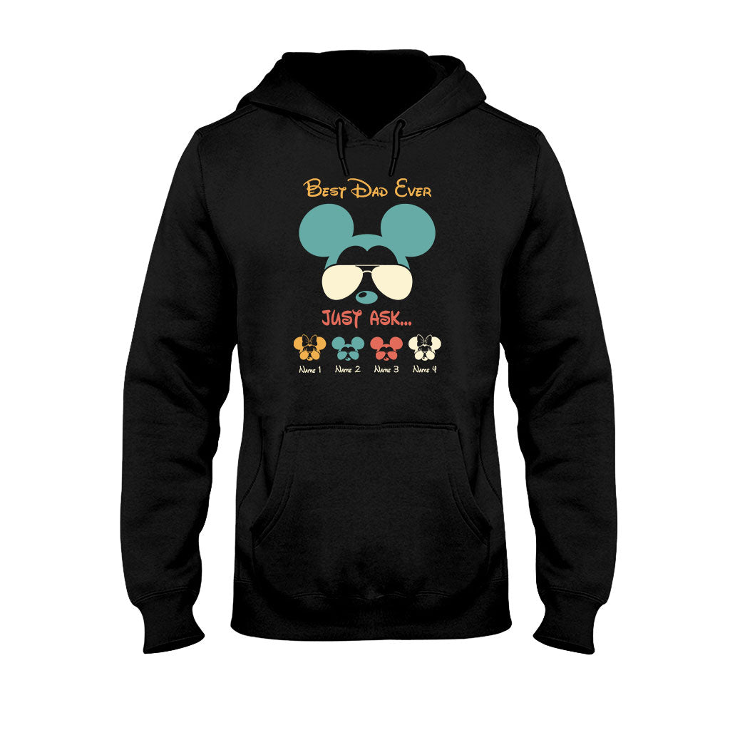 Personalized Father's Day Mouse T-Shirt & Hoodie Gift for Dad T-shirt & Hoodie GradoCreations