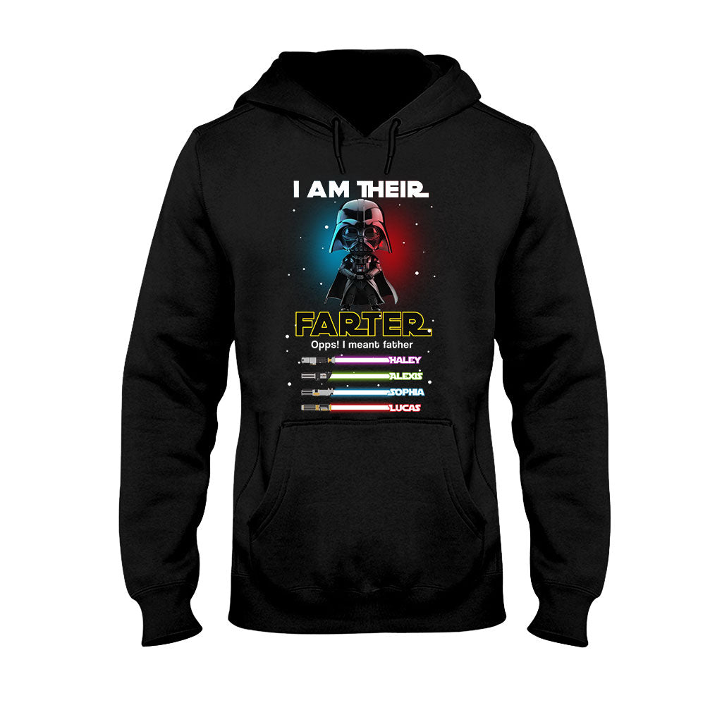 Personalized Father's Day T-shirt & Hoodie Custom Family Names Gift for Dad T-shirt & Hoodie GradoCreations