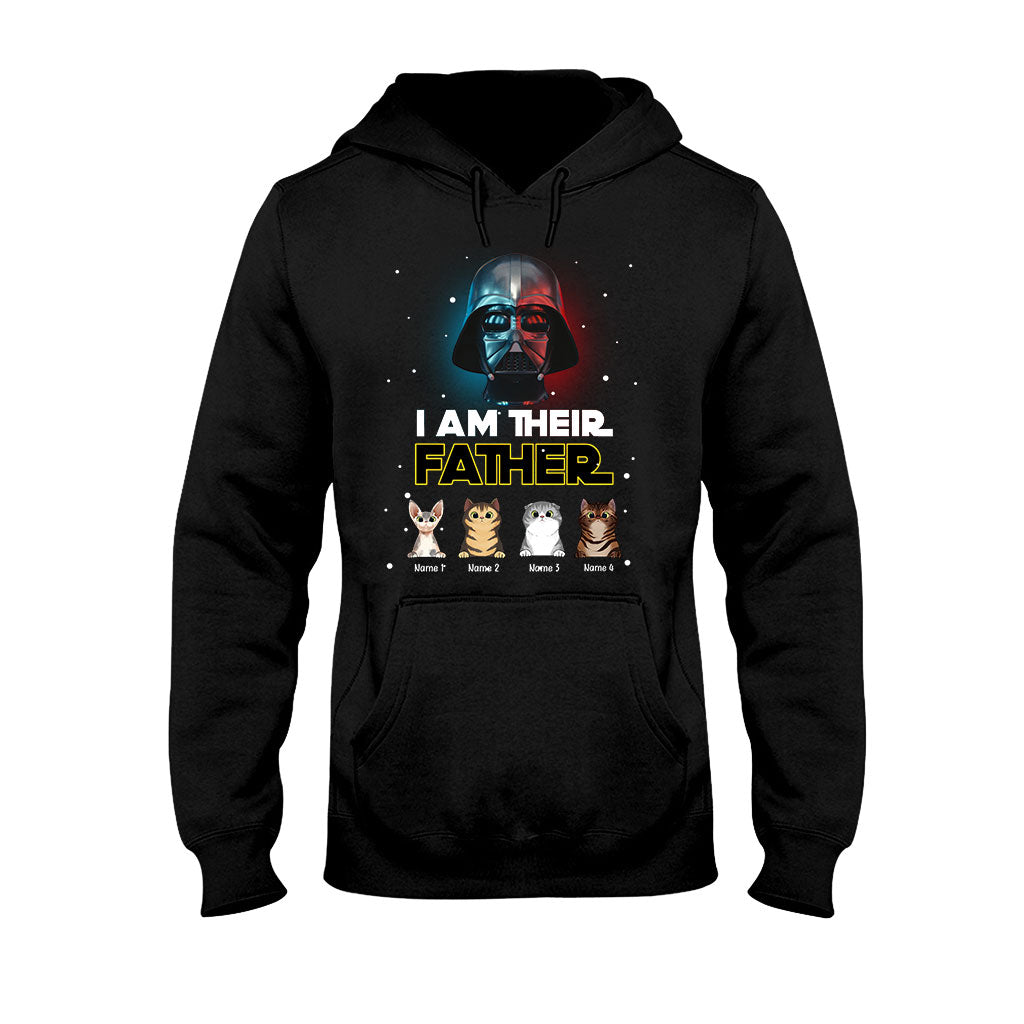 Personalized Cat T-shirt & Hoodie Gift for Dad | I Am Their Father T-shirt & Hoodie GradoCreations