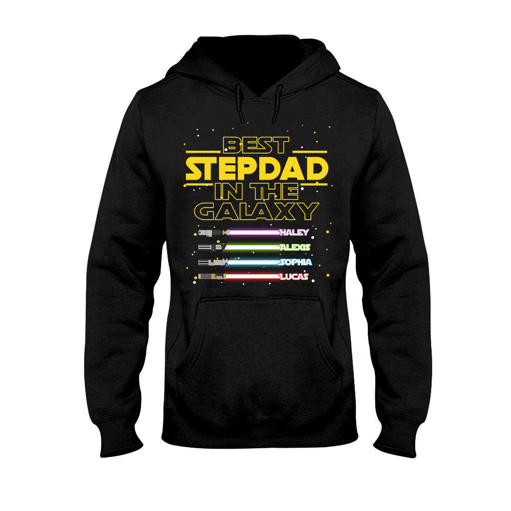 Personalized Best Stepdad In The Galaxy T-shirt & Hoodie Gift T-shirt & Hoodie GradoCreations