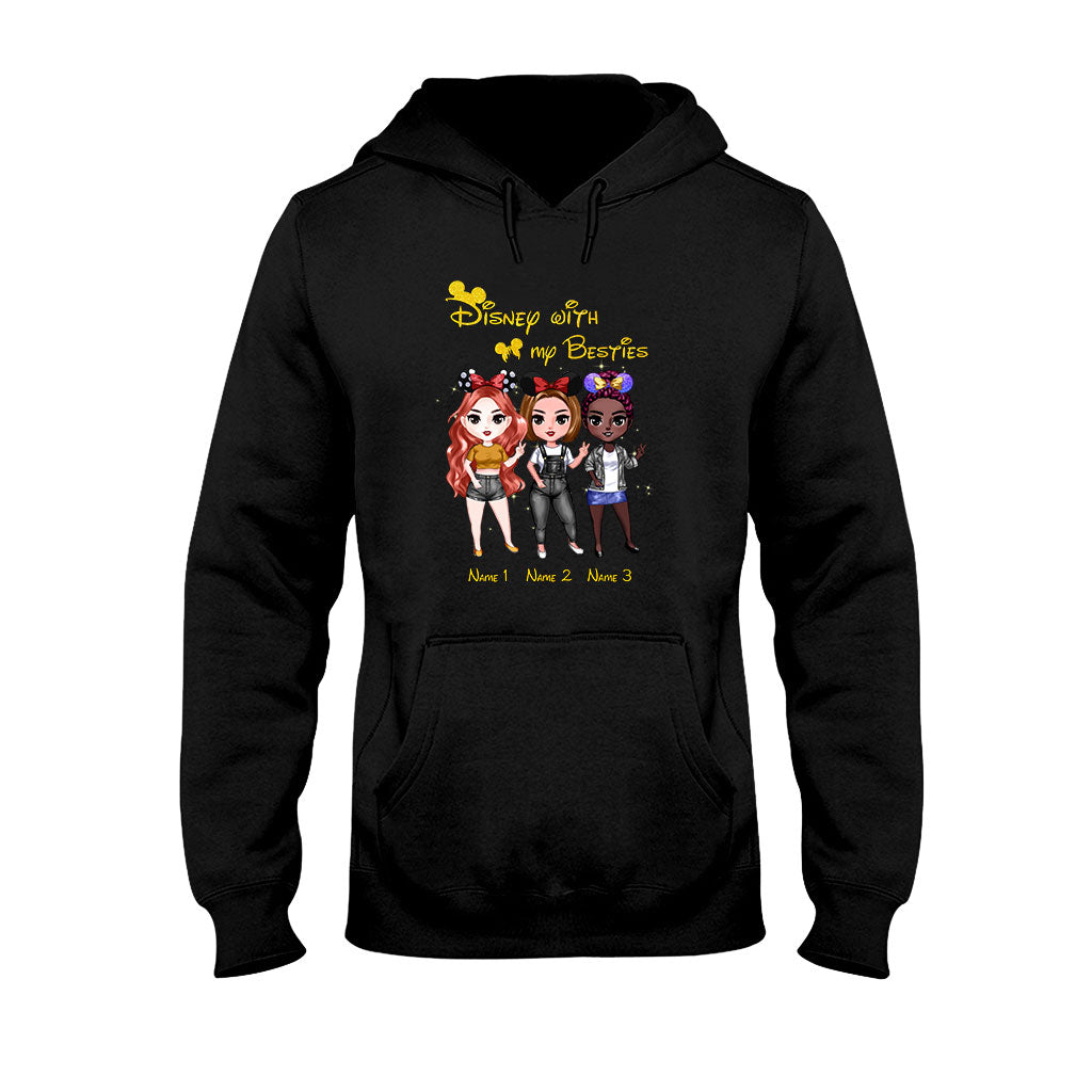 Personalized Disney Besties T-shirt & Hoodie Custom Names Gift T-shirt & Hoodie GradoCreations