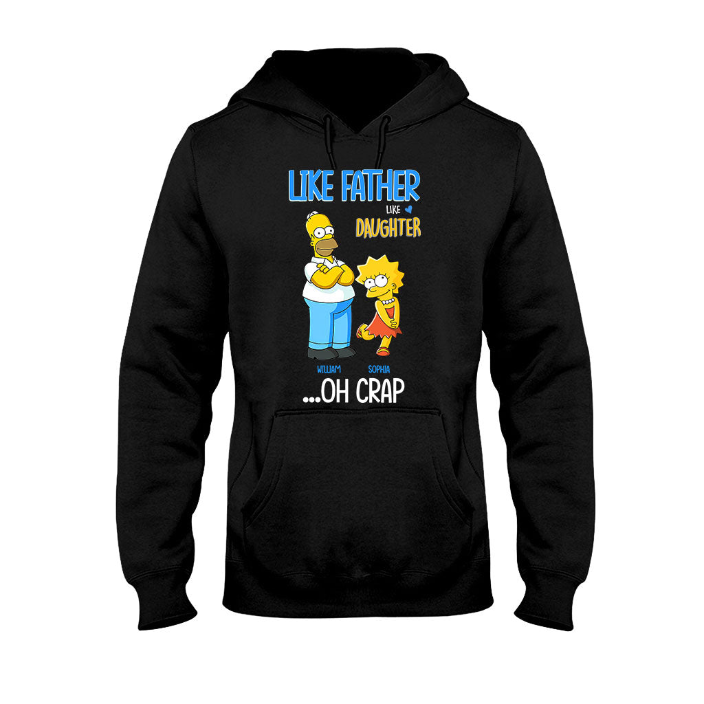 Personalized Father Daughter T-shirt and Hoodie Custom Name Gift T-shirt & Hoodie GradoCreations
