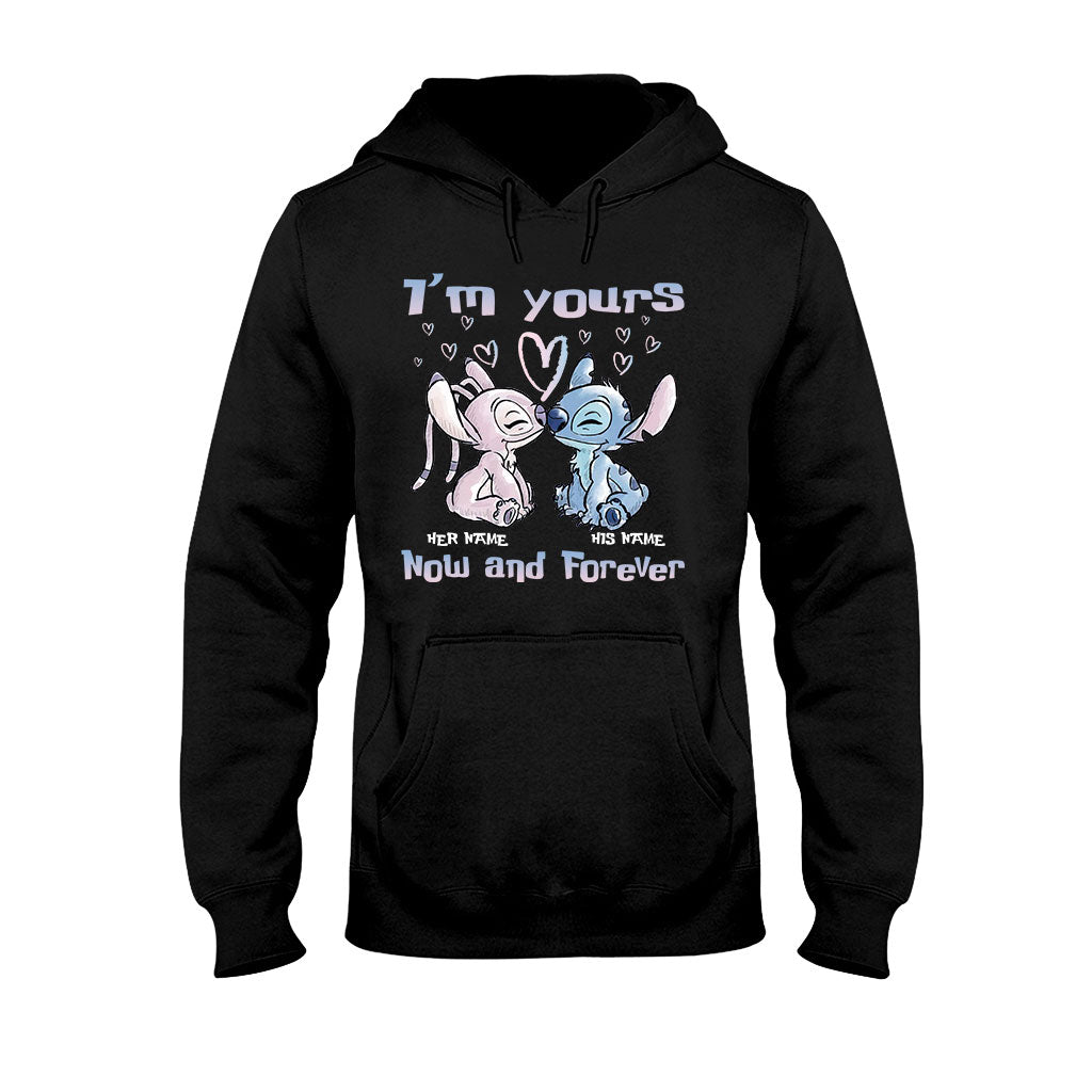 Personalized Ohana Couples T-shirt & Hoodie Gift Set T-shirt & Hoodie GradoCreations