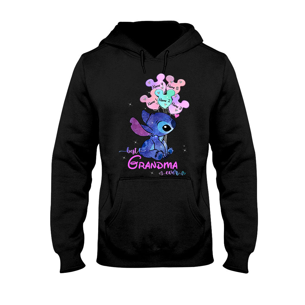 Personalized Best Grandma Ever T-shirt & Hoodie with Names for Mother's Day T-shirt & Hoodie GradoCreations
