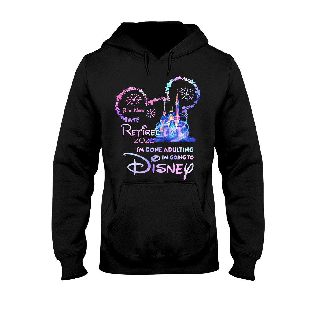 Personalized I'm Done Adulting T-shirt & Hoodie Gift for Disney Lovers T-shirt & Hoodie GradoCreations