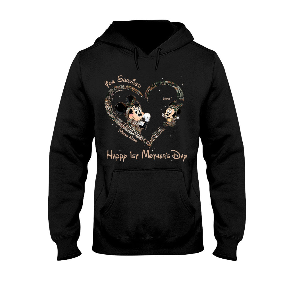 Personalized Mother's Day T-shirt & Hoodie You Survived Gift for Mom T-shirt & Hoodie GradoCreations