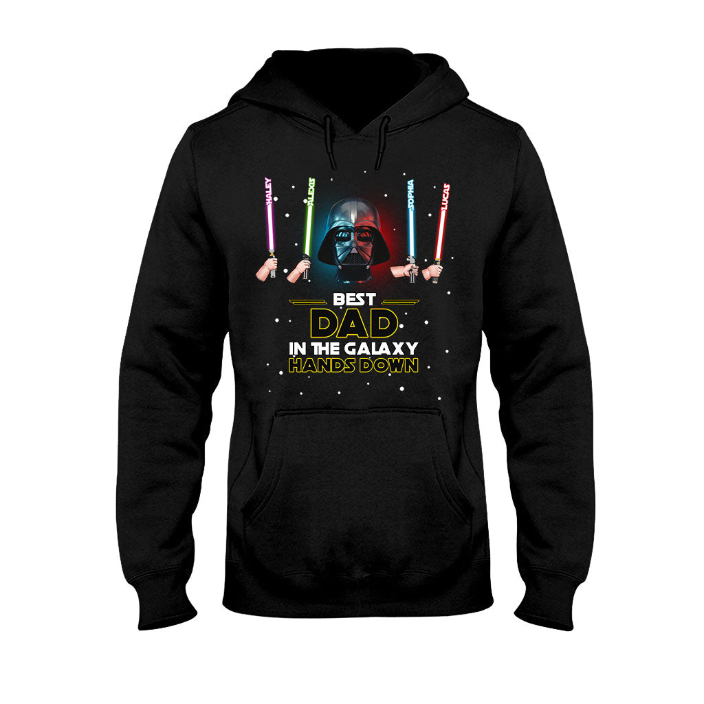 Personalized Best Dad in the Galaxy T-shirt & Hoodie Gift T-shirt & Hoodie GradoCreations