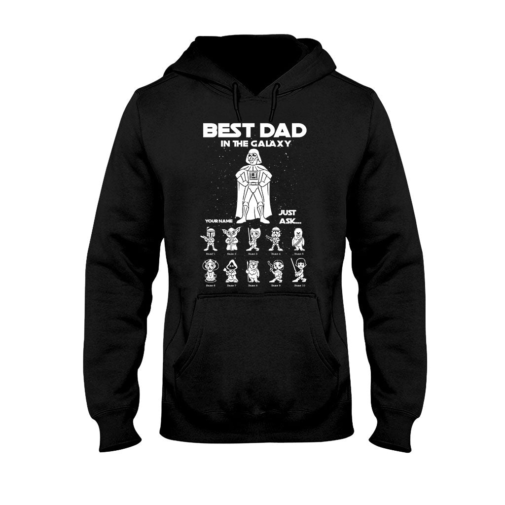 Personalized Best Dad In The Galaxy T-shirt & Hoodie Gift T-shirt & Hoodie GradoCreations