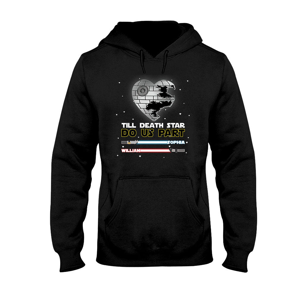 Personalized Till Death Star Do Us Part Couple T-shirt & Hoodie Gift T-shirt & Hoodie GradoCreations