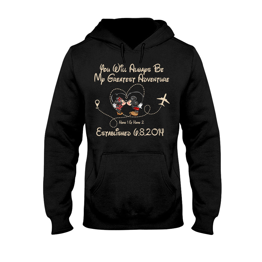 Personalized Couple Mouse T-shirt & Hoodie Gift for Valentine’s Day T-shirt & Hoodie GradoCreations