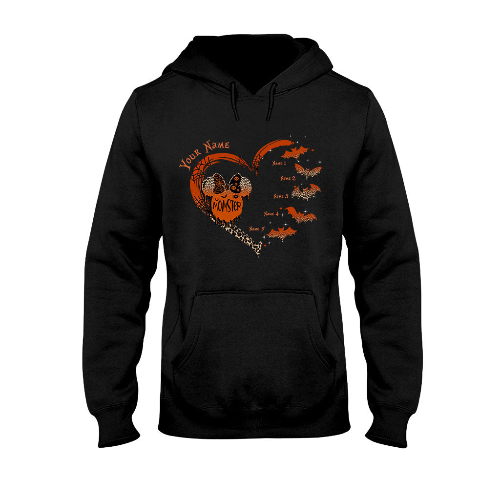 Personalized Halloween Momster T-Shirt & Hoodie Gift for Mom T-shirt & Hoodie GradoCreations