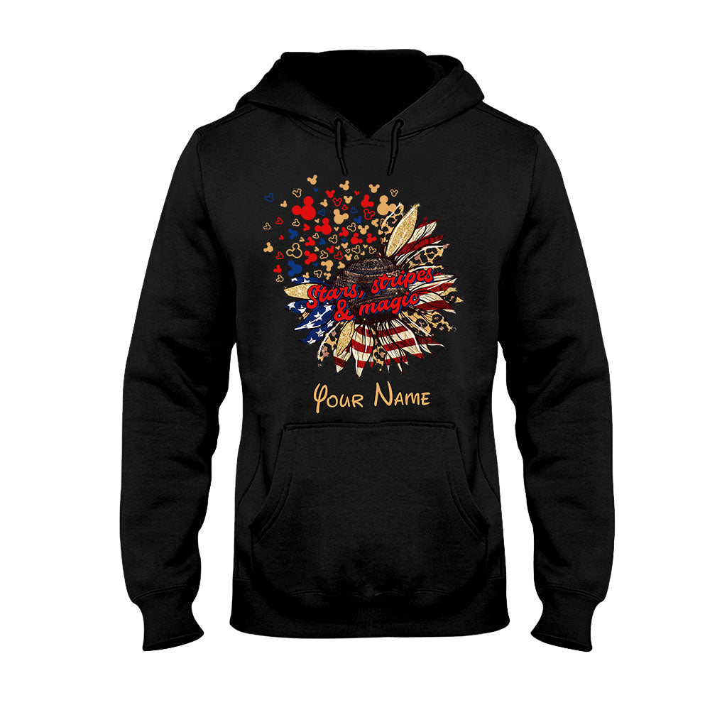 Personalized Independence Day T-Shirt & Hoodie with American Flag Design T-shirt & Hoodie GradoCreations
