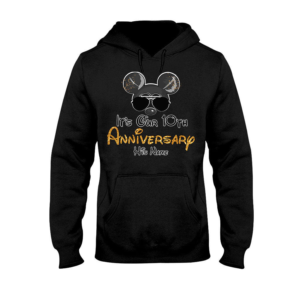 Personalized Anniversary T-shirt & Hoodie with Custom Names T-shirt & Hoodie GradoCreations