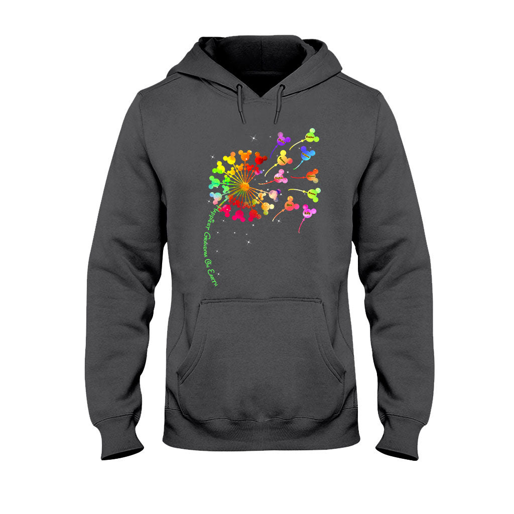 Personalized Happiest Grandma T-Shirt and Hoodie Gift T-shirt & Hoodie GradoCreations