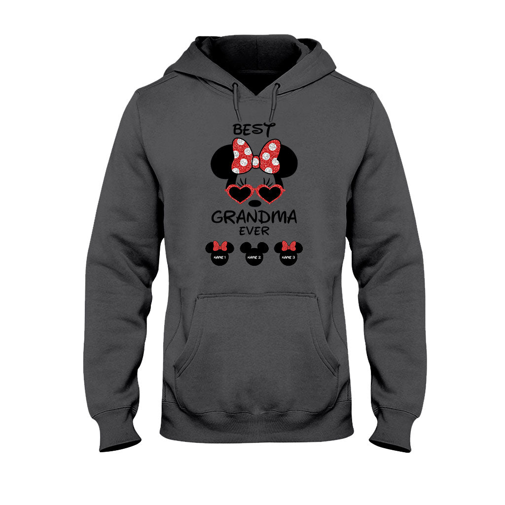 Personalized Best Grandma Ever T-shirt & Hoodie with Custom Names T-shirt & Hoodie GradoCreations