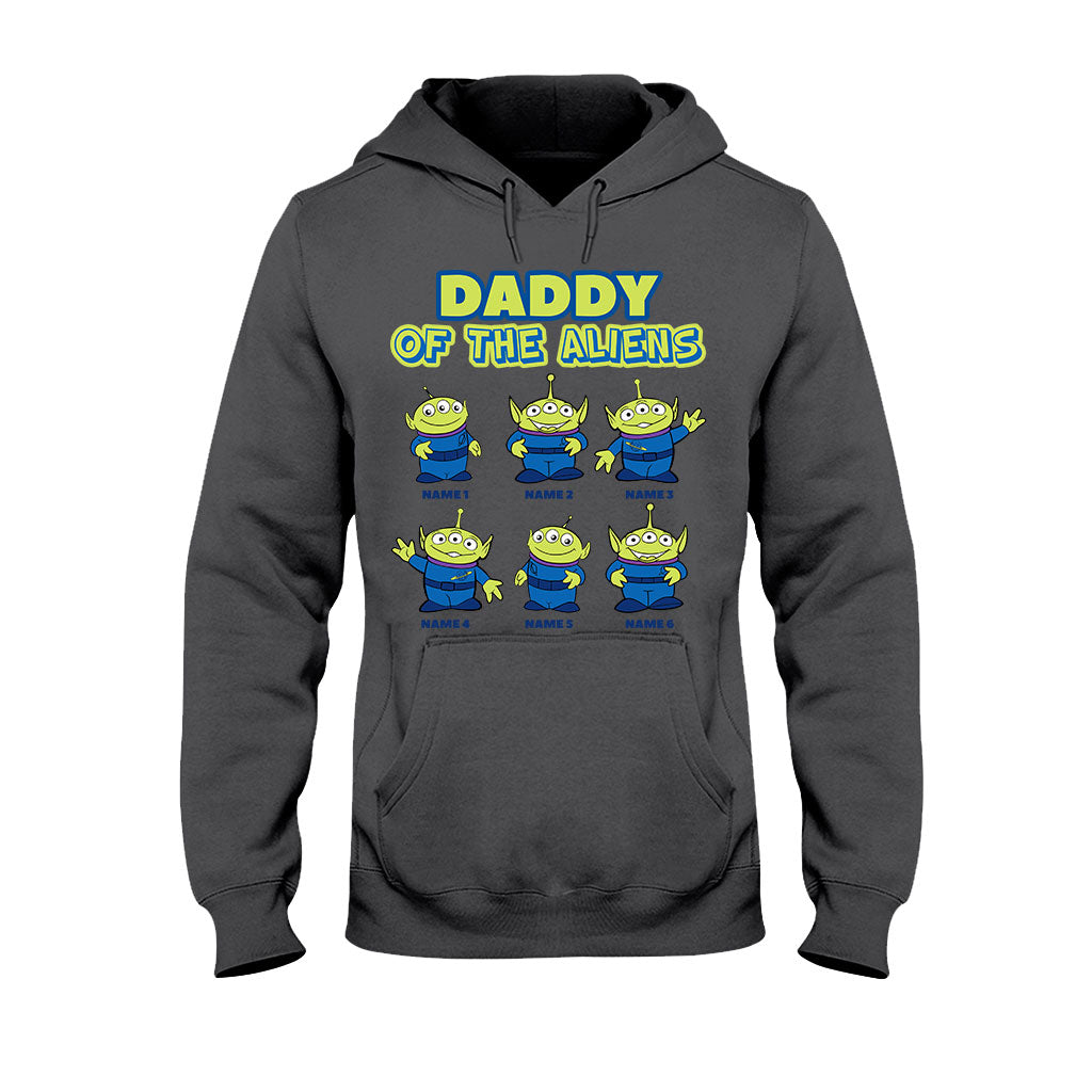 Personalized Daddy Of The Aliens T-Shirt & Hoodie Gift for Dad T-shirt & Hoodie GradoCreations