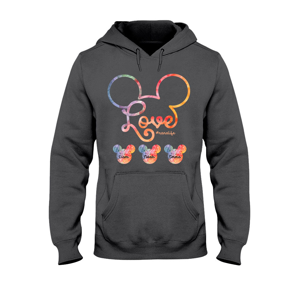 Personalized Grandma T-shirt and Hoodie with Love Design T-shirt & Hoodie GradoCreations