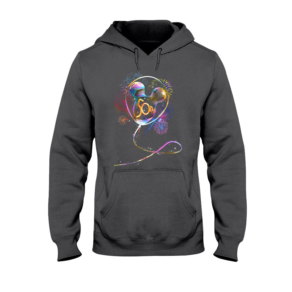 Personalized 50th Birthday Mouse Ear Balloon T-shirt & Hoodie T-shirt & Hoodie GradoCreations