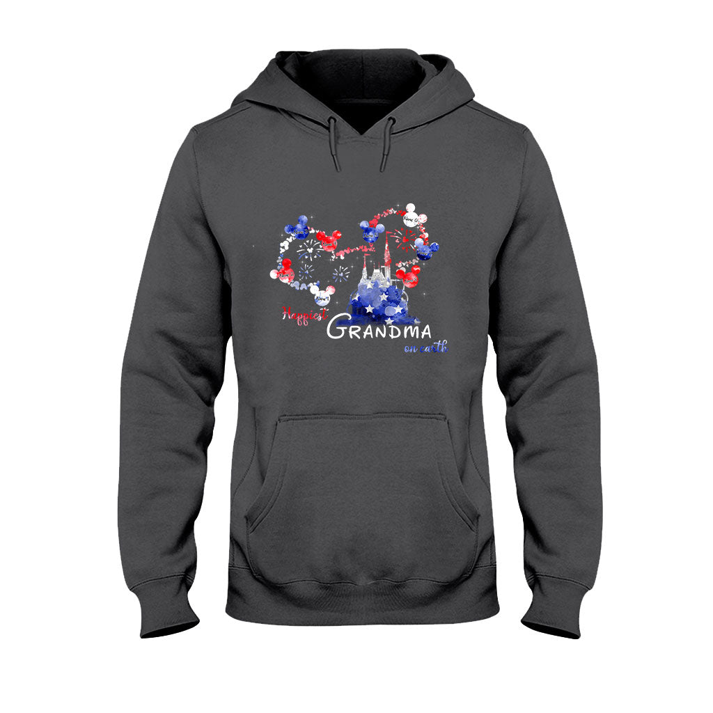 Personalized Happiest Grandma Independence Day T-shirt & Hoodie Gift T-shirt & Hoodie GradoCreations
