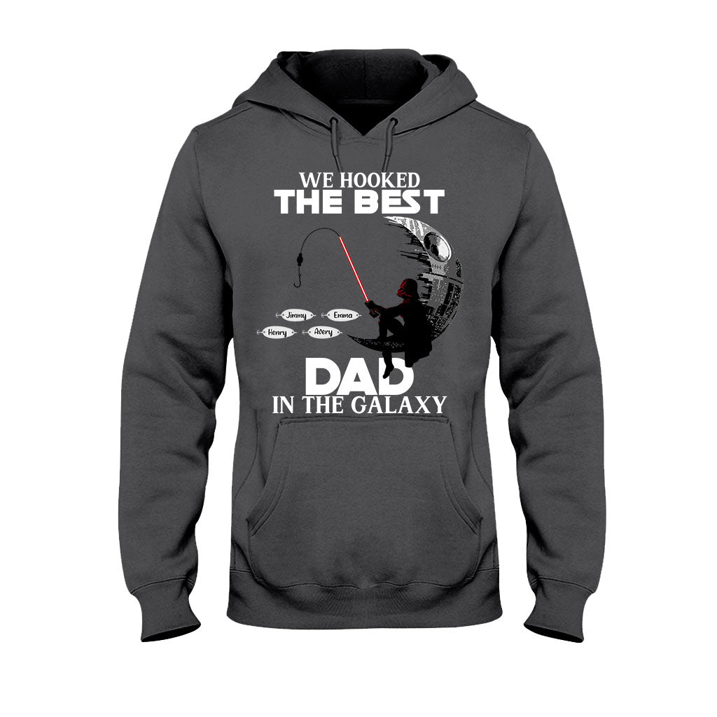 Personalized Fishing T-Shirt & Hoodie for Dad with Custom Names T-shirt & Hoodie GradoCreations