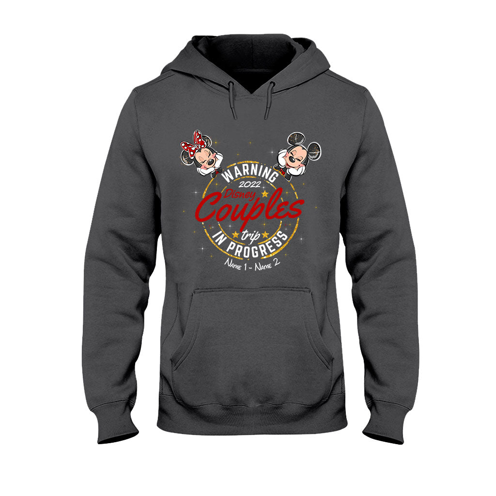 Personalized Disney Couples Trip T-shirt & Hoodie with Names T-shirt & Hoodie GradoCreations