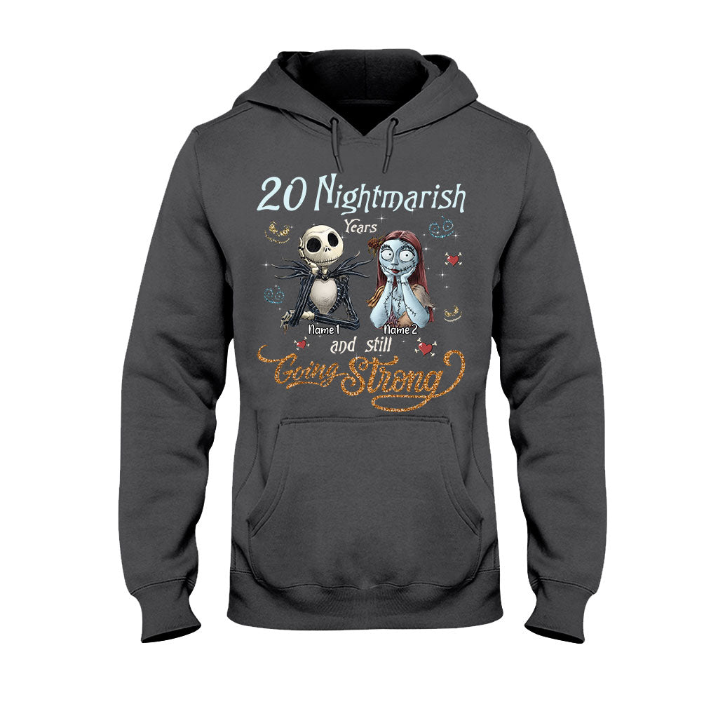 Personalized Couple T-Shirt & Hoodie Nightmare Gift for Anniversary T-shirt & Hoodie GradoCreations