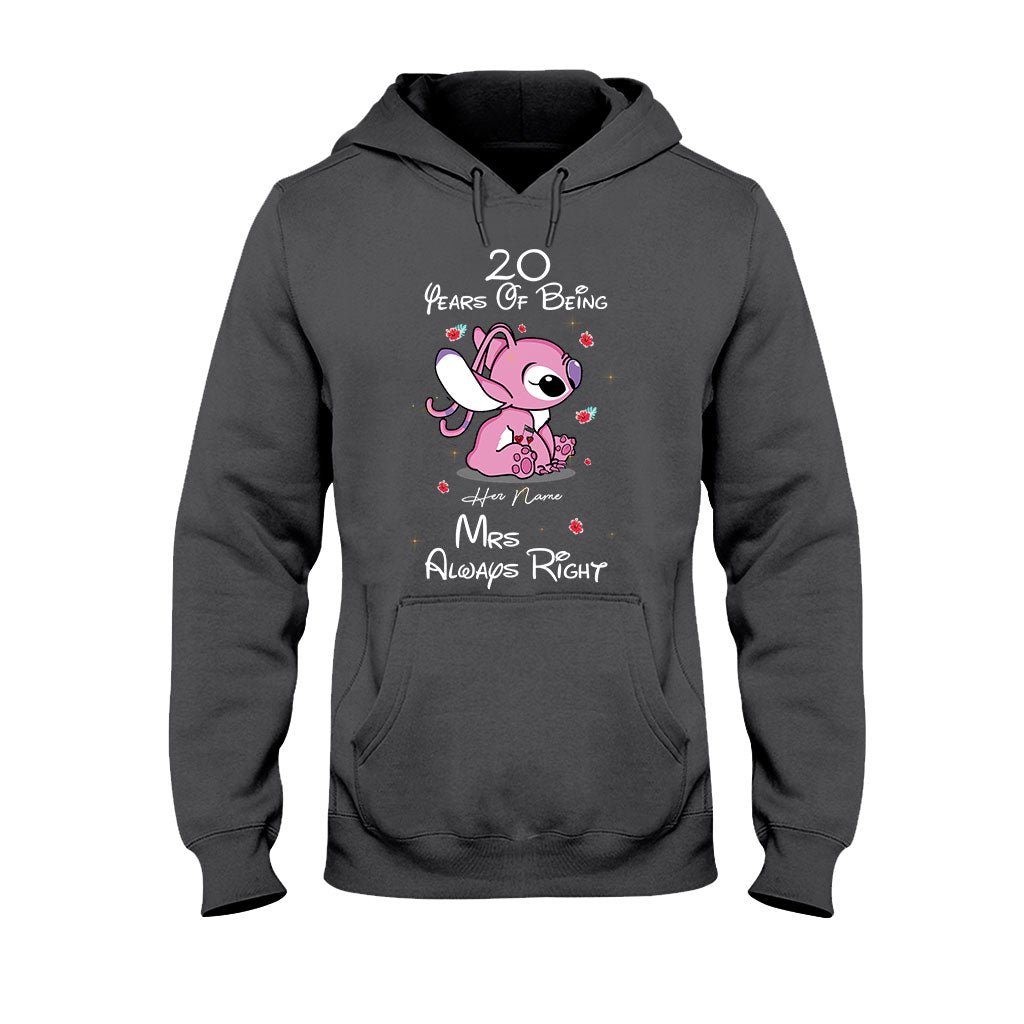 Personalized Couple T-shirt & Hoodie His & Hers Ohana Gift T-shirt & Hoodie GradoCreations