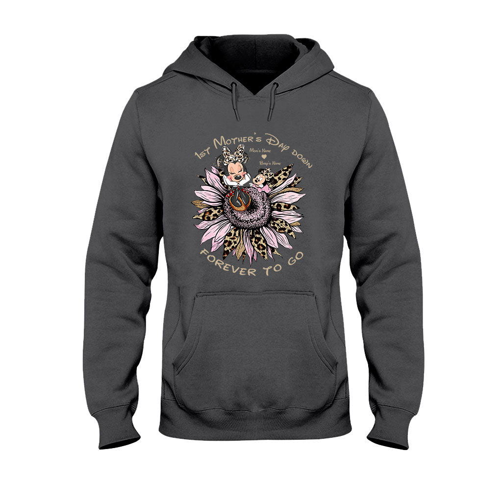 Personalized 1st Mother's Day T-Shirt & Hoodie with Names T-shirt & Hoodie GradoCreations