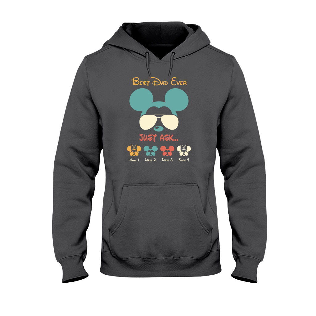 Personalized Father's Day Mouse T-Shirt & Hoodie Gift for Dad T-shirt & Hoodie GradoCreations