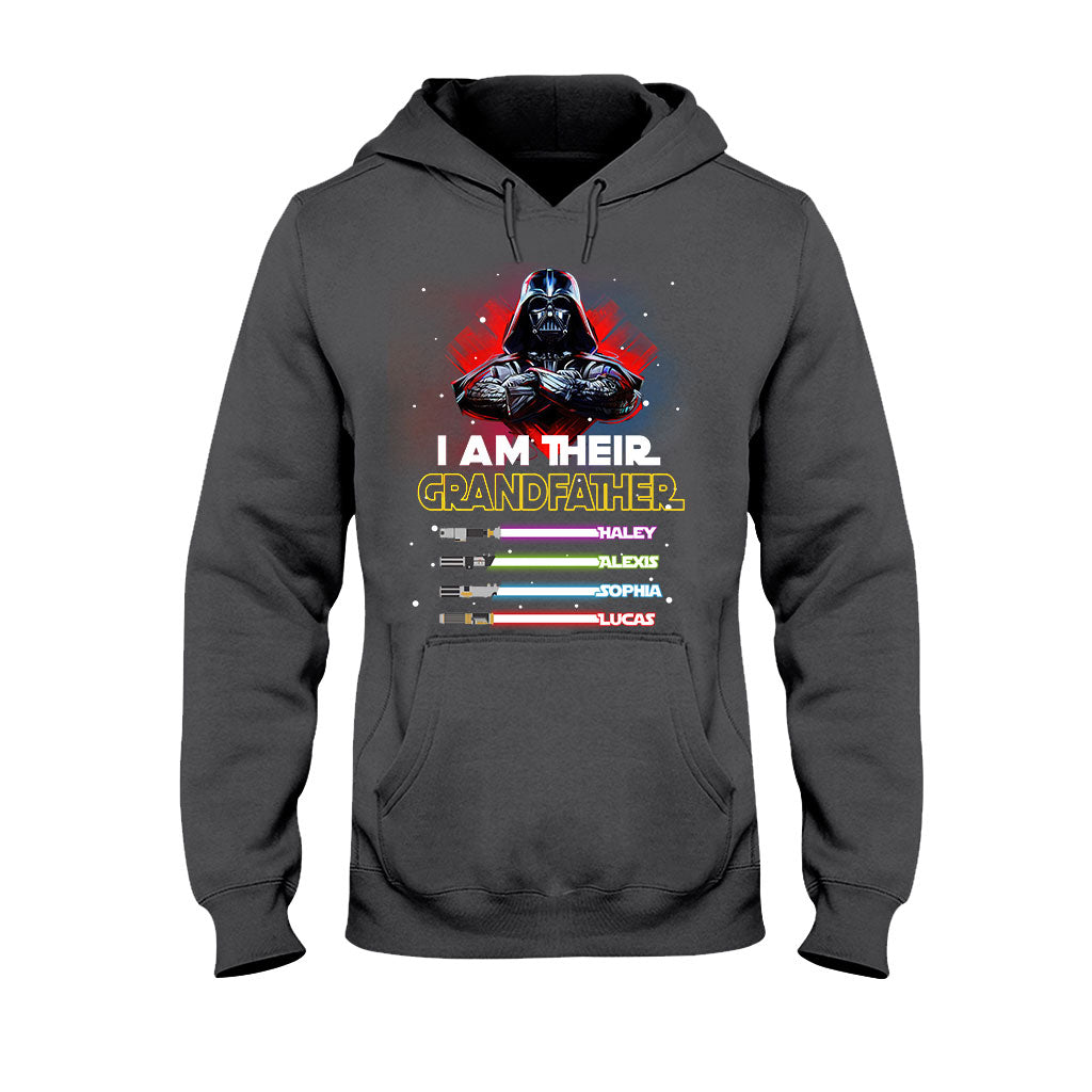 Personalized Grandfather T-shirt & Hoodie with Custom Names T-shirt & Hoodie GradoCreations
